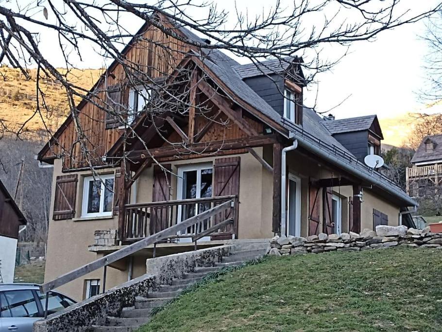 Maison De Montagne Au Calme Avec Cheminee Poubeau Bagian luar foto