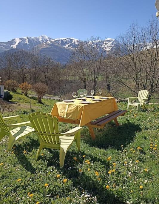 Maison De Montagne Au Calme Avec Cheminee Poubeau Bagian luar foto